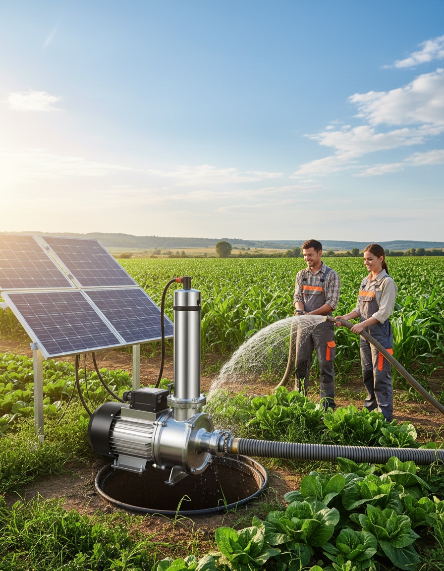 Innovación en bombeo: Bomba solar sumergible centrífuga de 1500W para extracción eficiente de agua