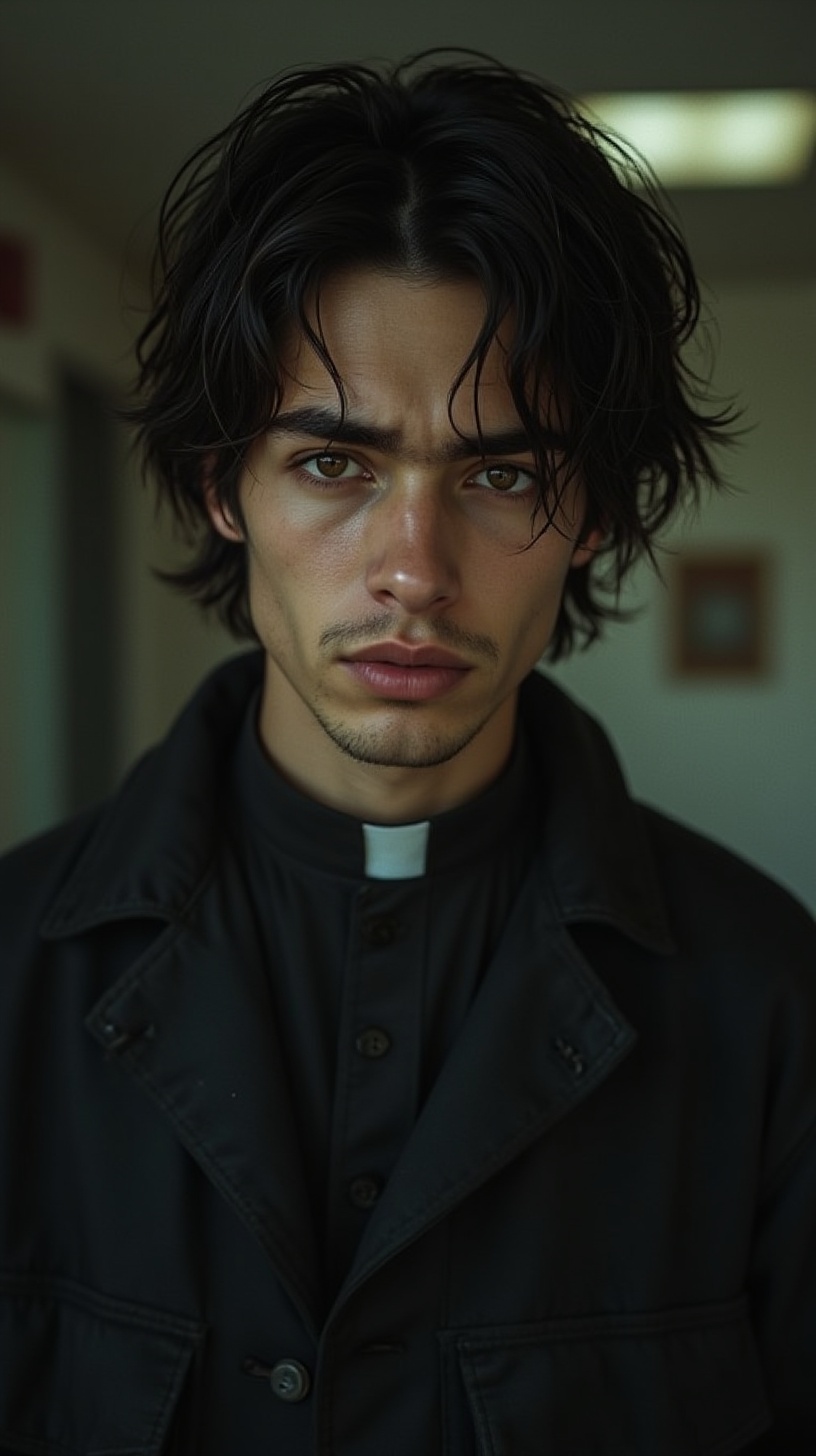 a-portrait-of-a-26-year-old-man-wearing-a-priests-1lrgffhkya