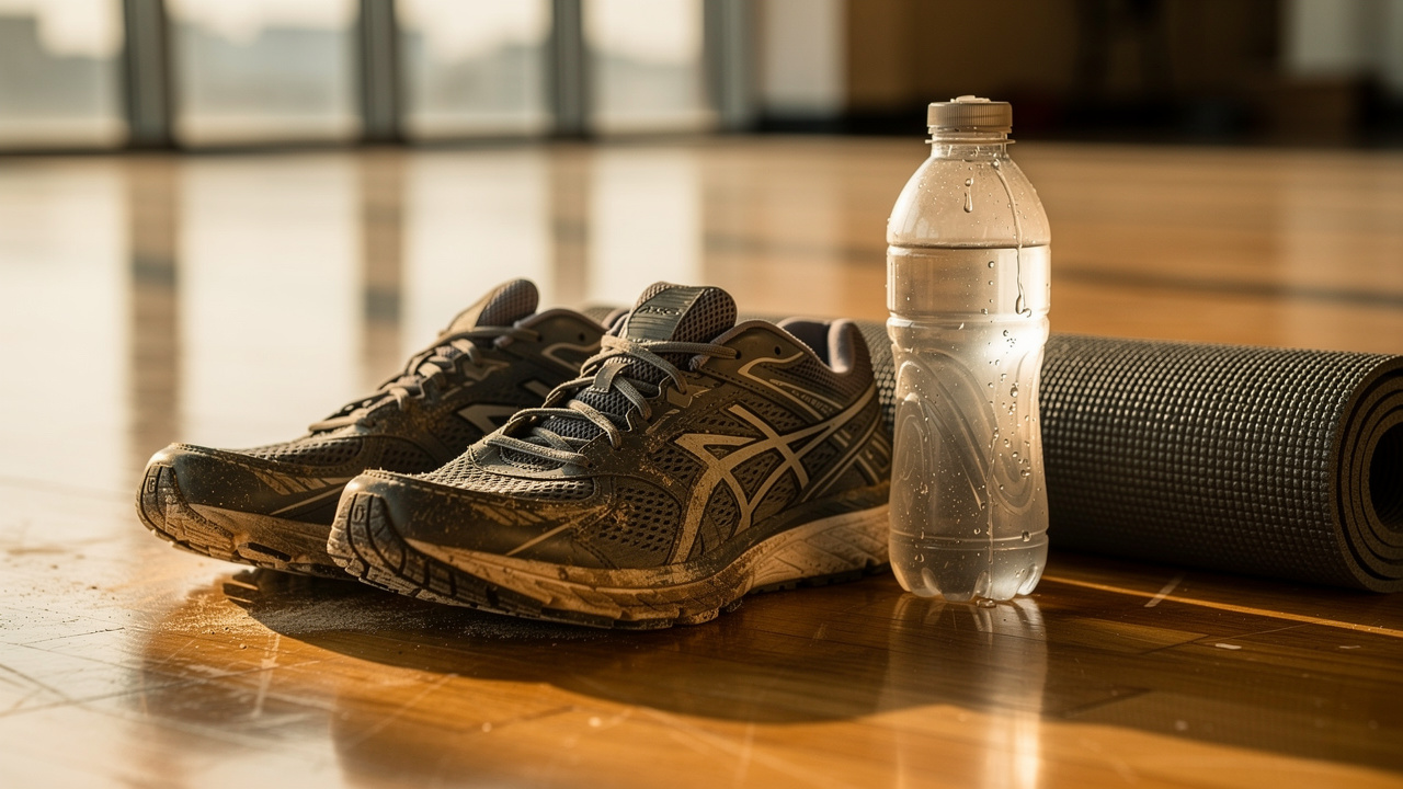 Athletic gear representing exercise recovery and performance