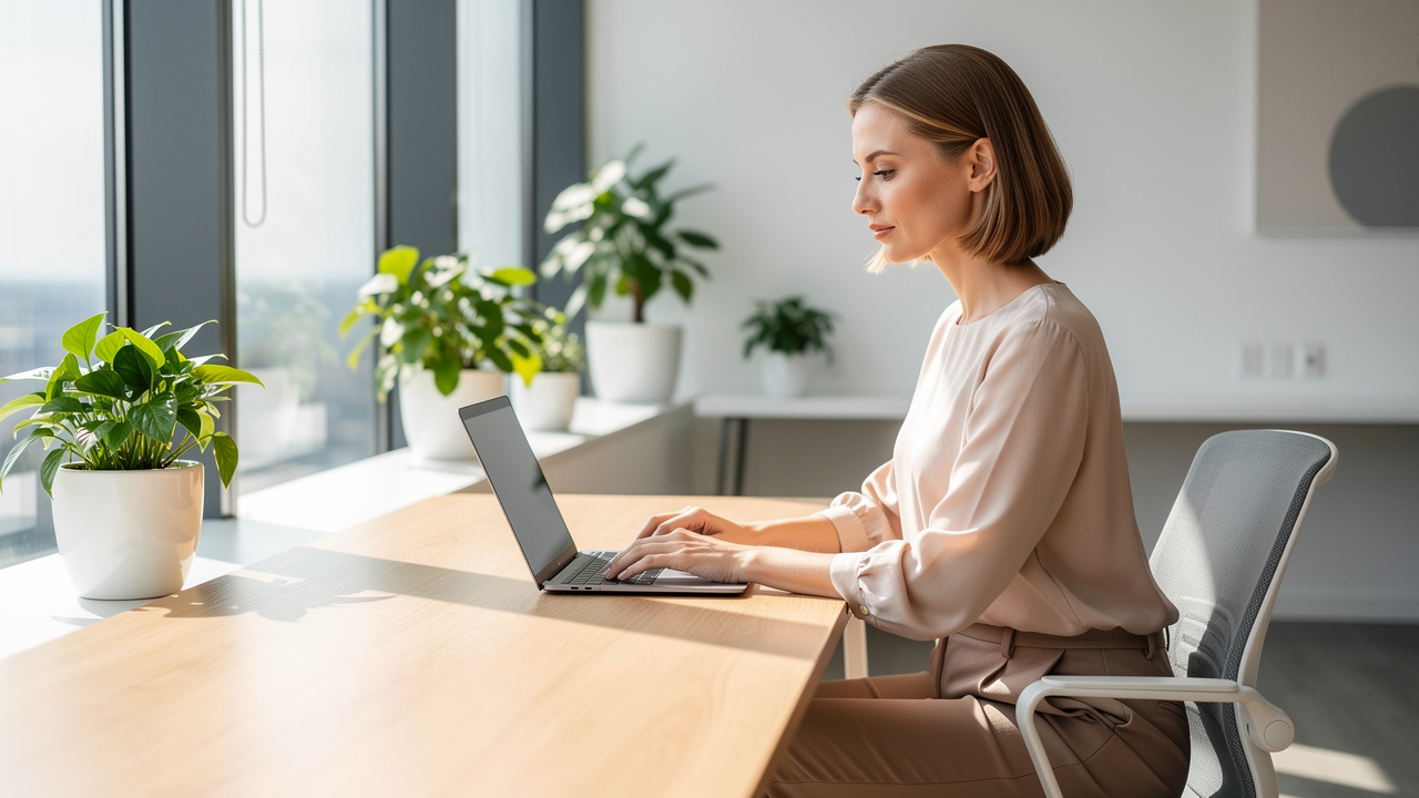 Professional experiencing enhanced focus and mental clarity