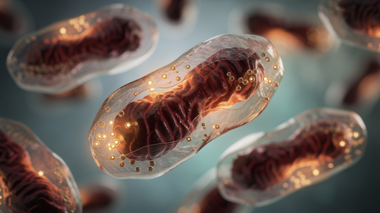 Mitochondria producing cellular energy