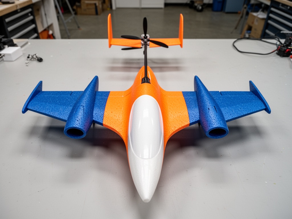 top-down-view-of-a-futuristic-rc-model-aircraft-d7uug93jr8