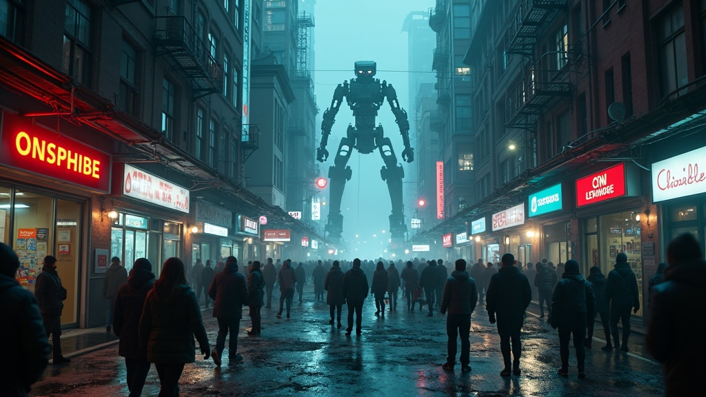 Gráfico conceptual sobre la desigualdad económica causada por la automatización con IA