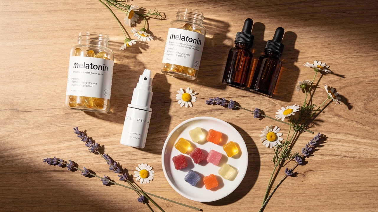 Various melatonin supplement forms and delivery methods