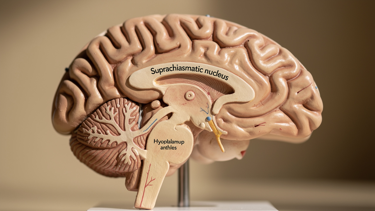 Internal brain clock mechanism controlling sleep cycles