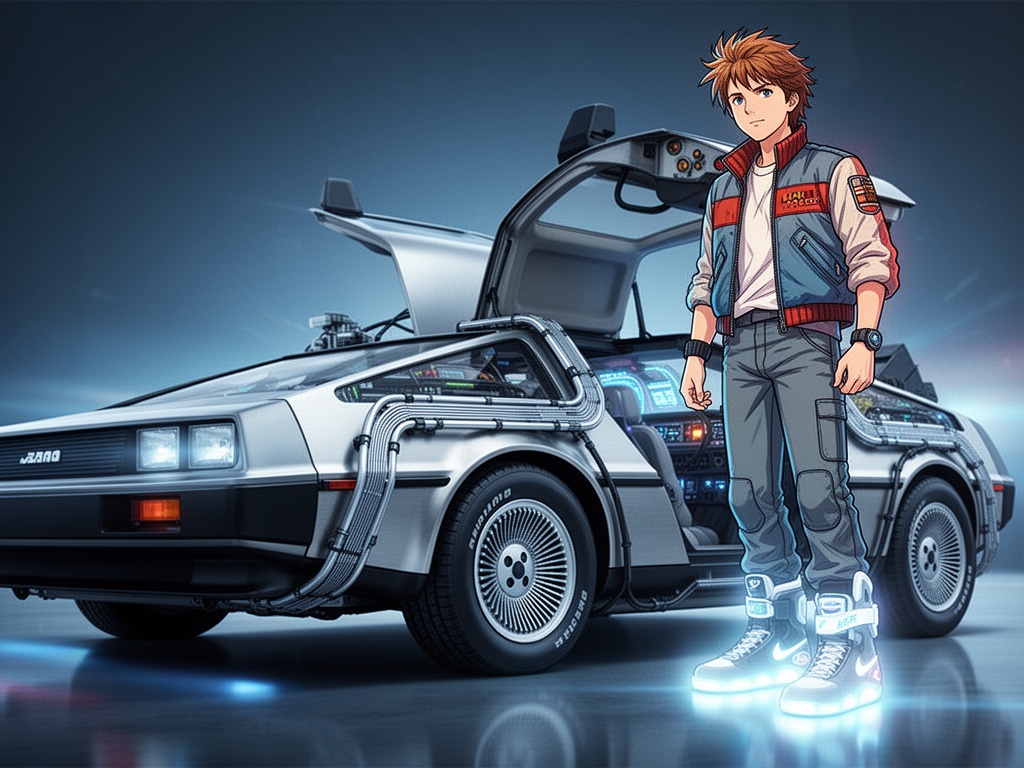 an-image-of-marty-mcfly-standing-next-to-the-4bj9514i93