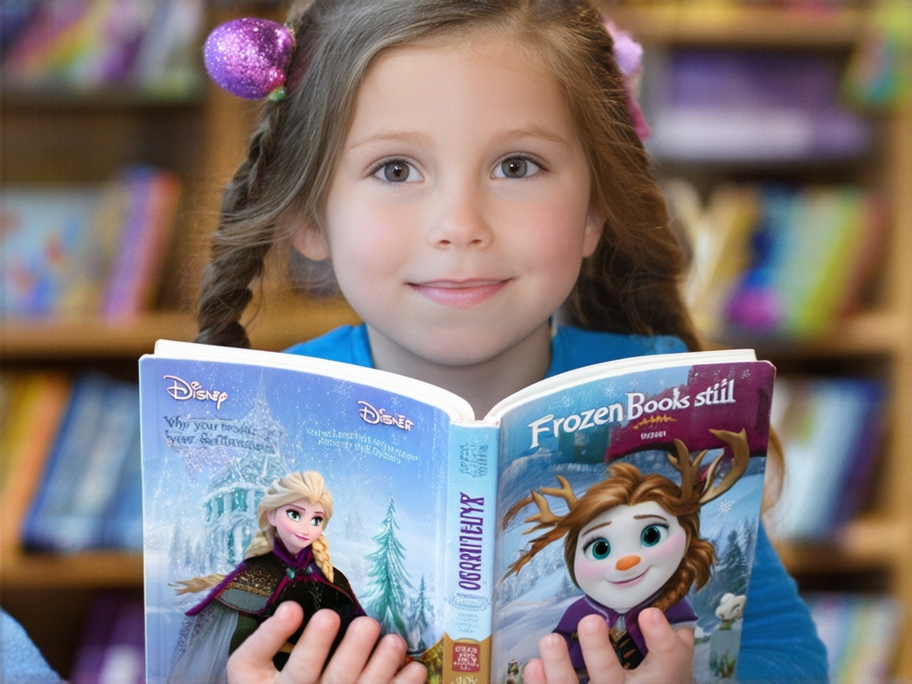 AR-enabled Frozen book experience for kids
