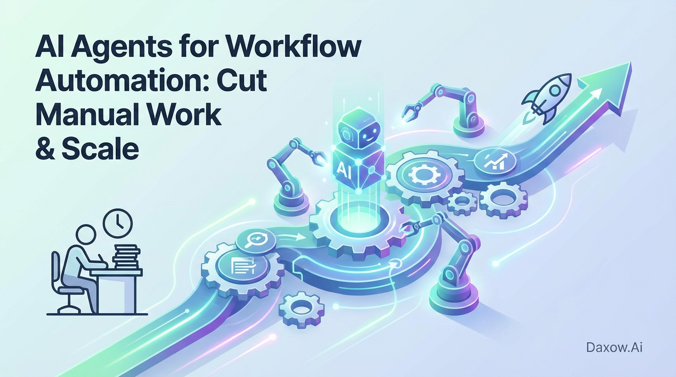 AI Agents for Workflow Automation: Cut Manual Work & Scale