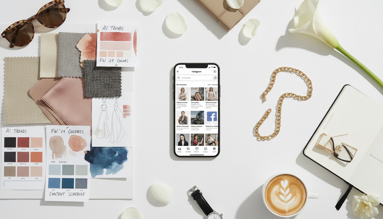 Fashion social media content automation