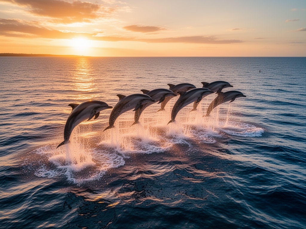 dolphins-jumping-in-synchronization-at-sunset-zkvak14qb9-4