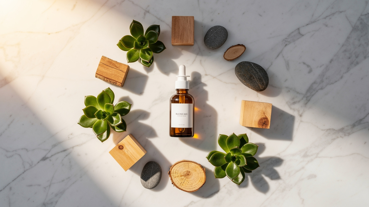 Modern nasal spray with natural botanical elements