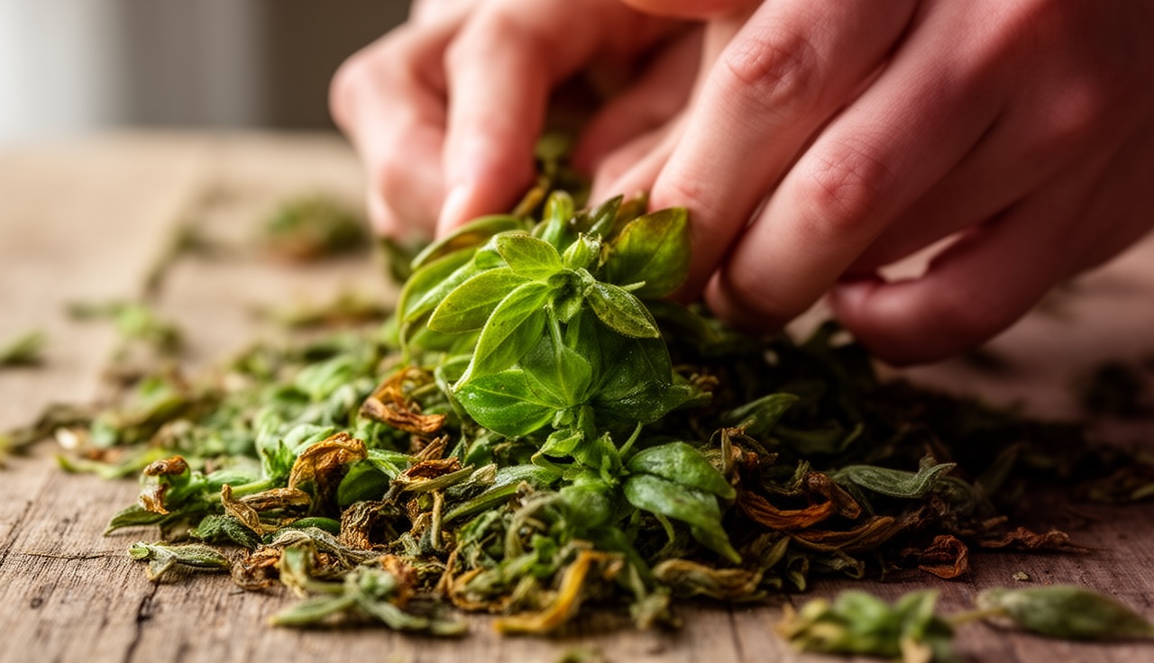 Traditional fermentation of kanna plant material for preparation