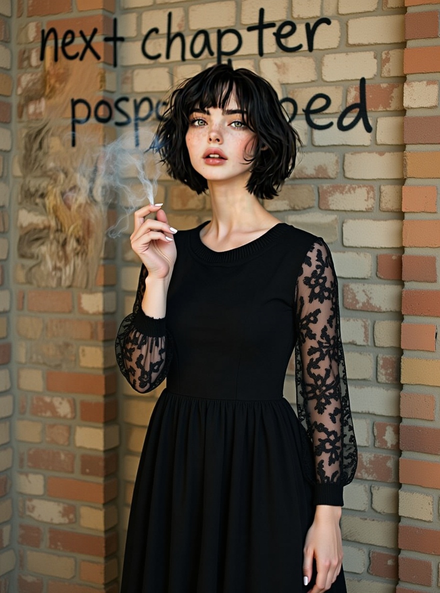 devushka-v-kruzhevnom-chernom-plate-stoit-i-kurit-jq1xyzg384