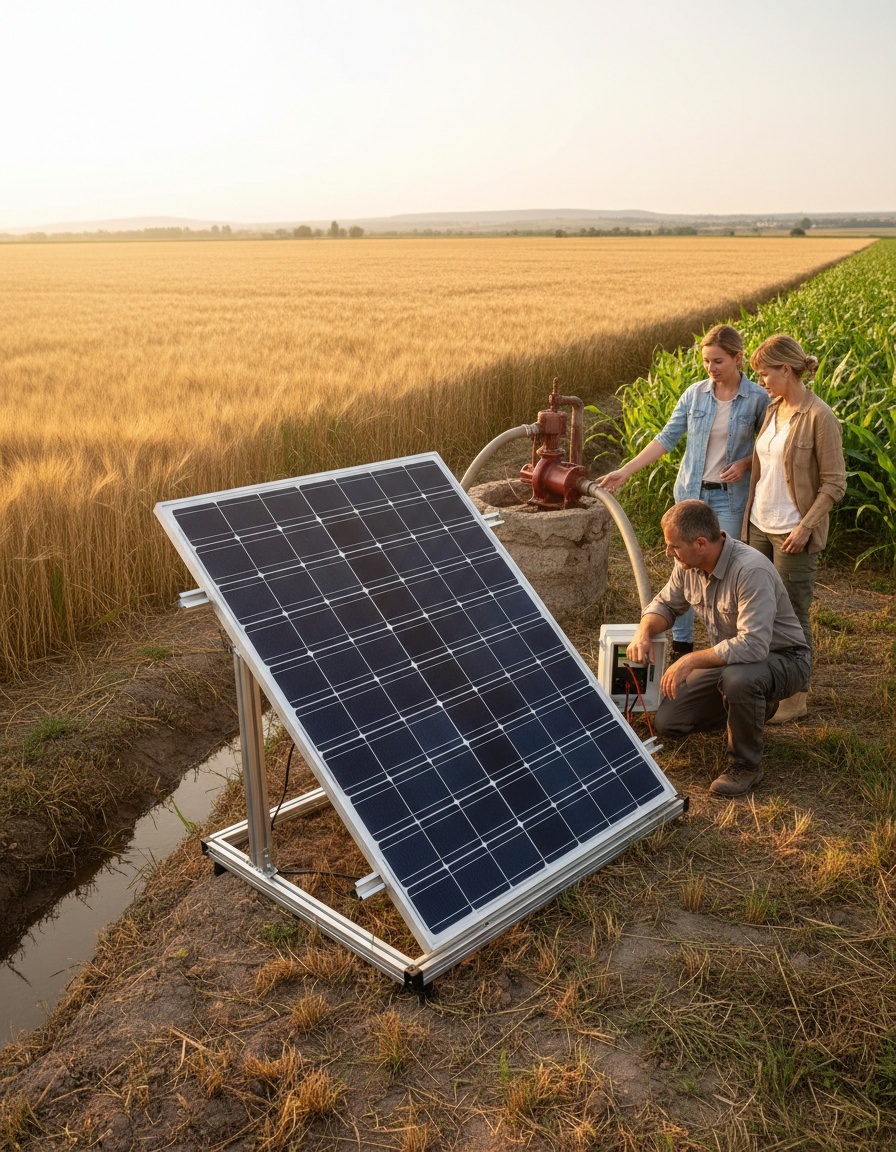 Innovador panel solar monocristalino de 180W para aplicaciones en bombeo y telecomunicaciones