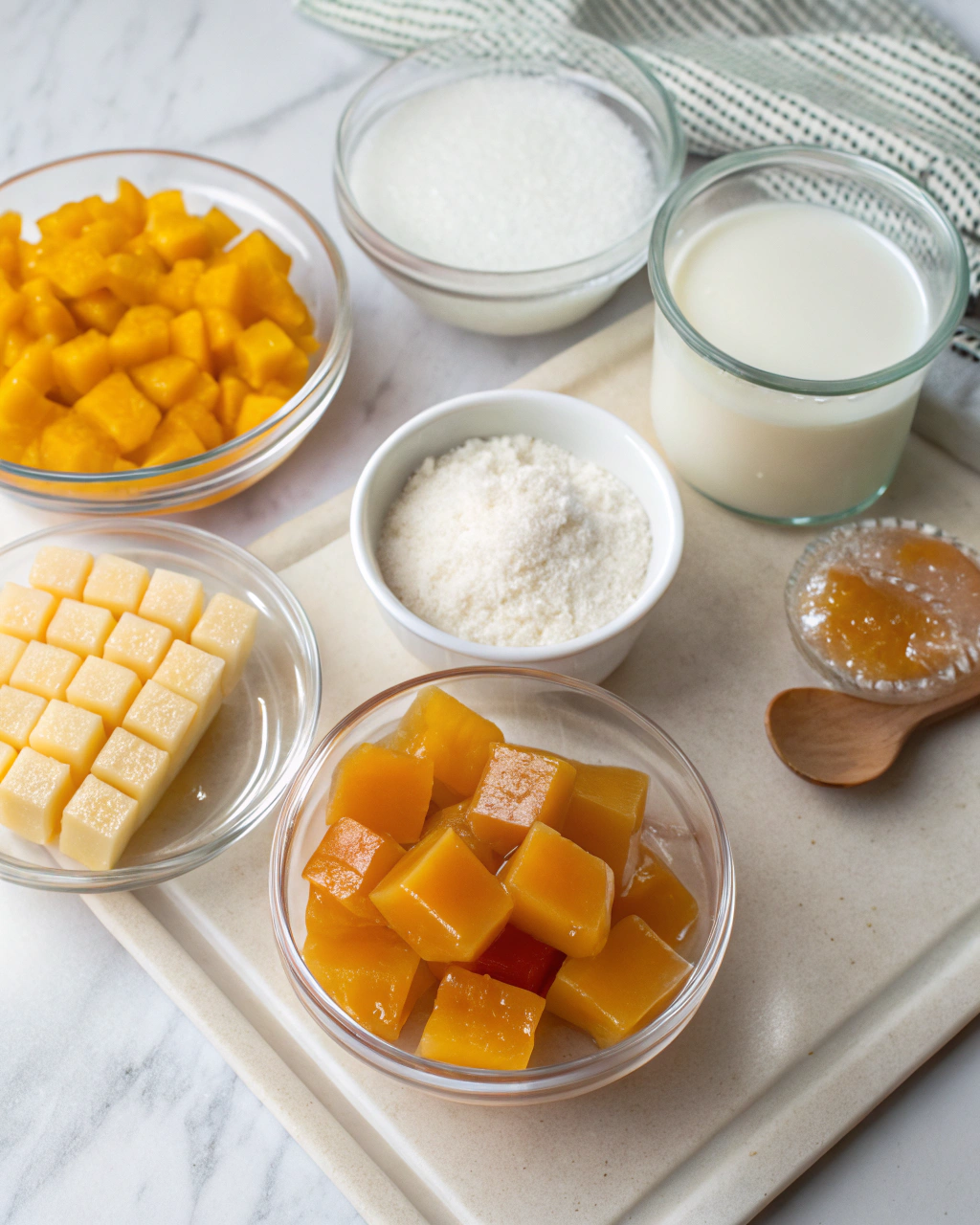 Chinese Mango Pudding Ingredients