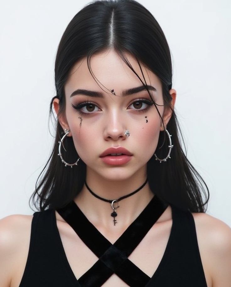 digital-illustration-of-a-young-woman-with-a-moody-h87ku77yt