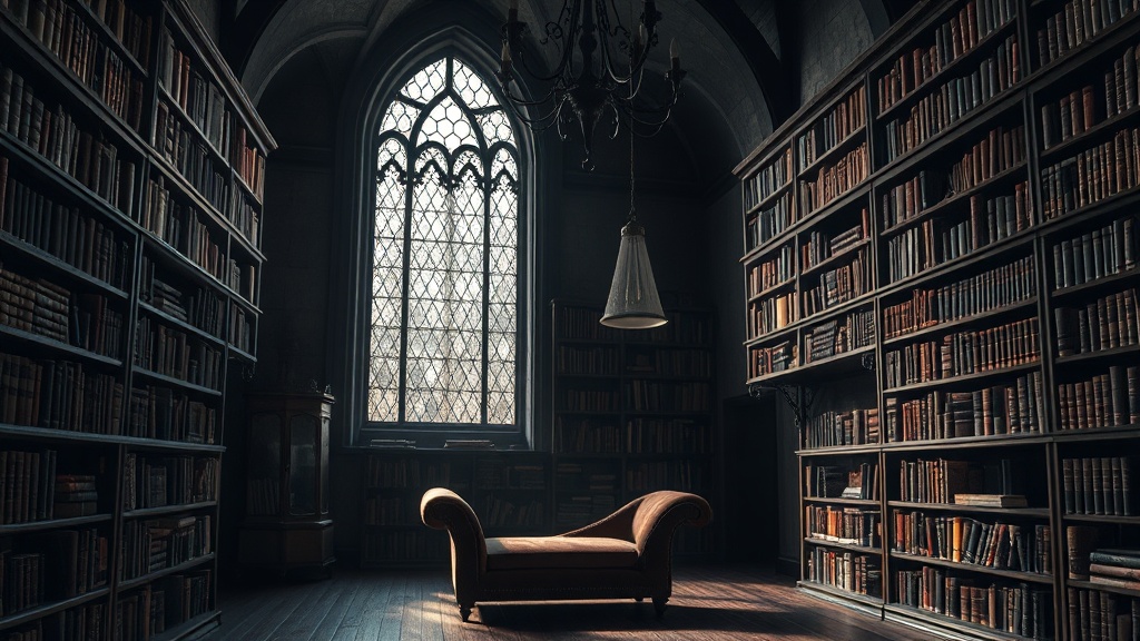 Haunted Library Aesthetic