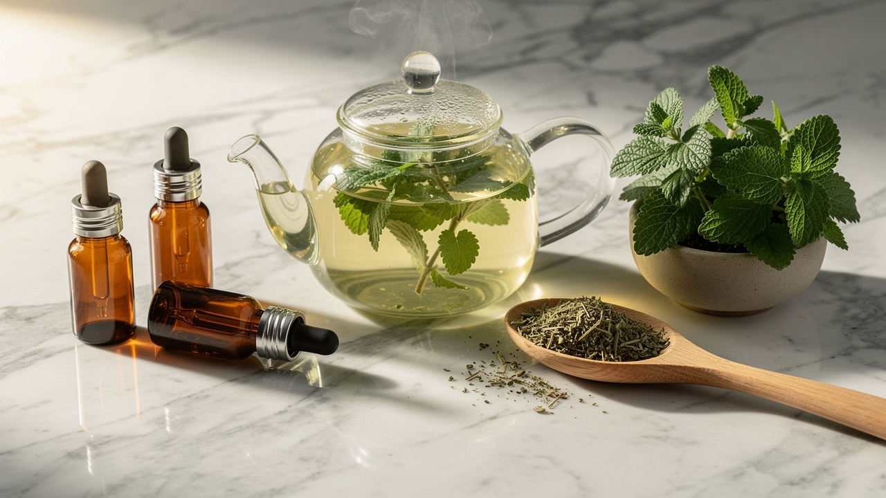 Various forms of lemon balm preparations for sleep