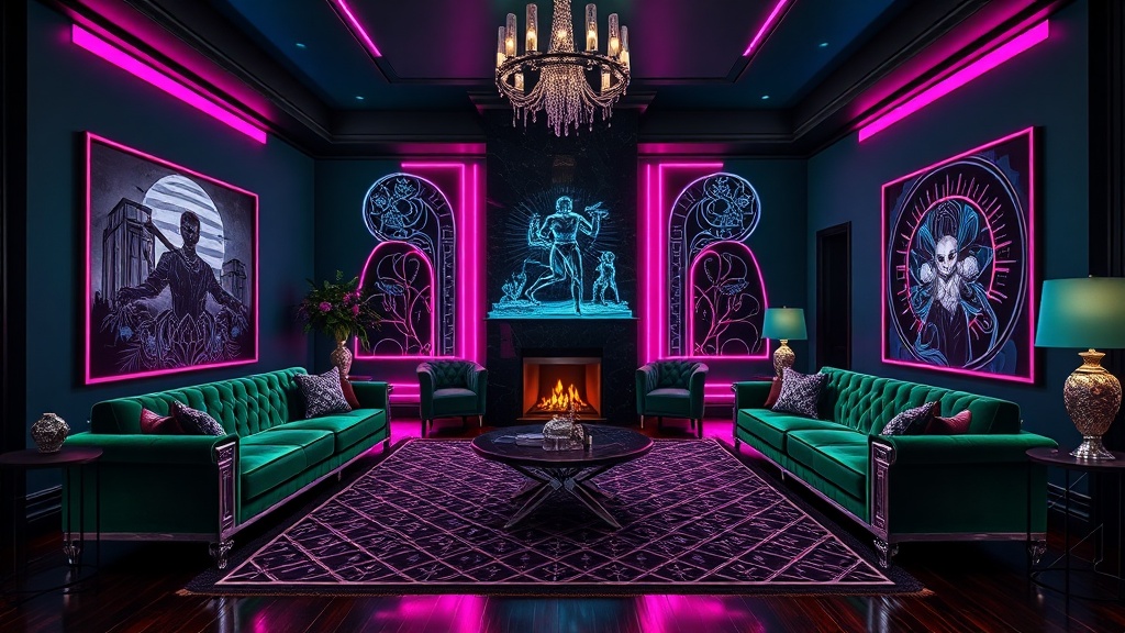 Neon Deco Noir