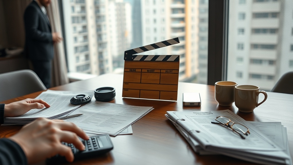 영화 촬영 현장 이미지