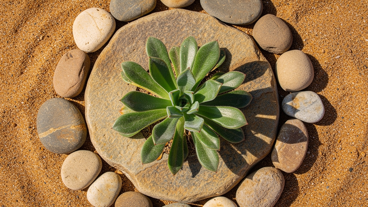 Sceletium tortuosum kanna succulent plant with green leaves