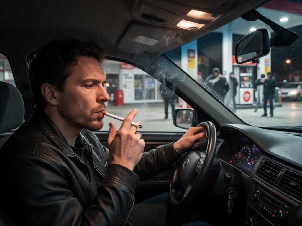 chelovek-edit-na-mashine-kurit-sigaretu-vylazit-na-m6lhqc28p