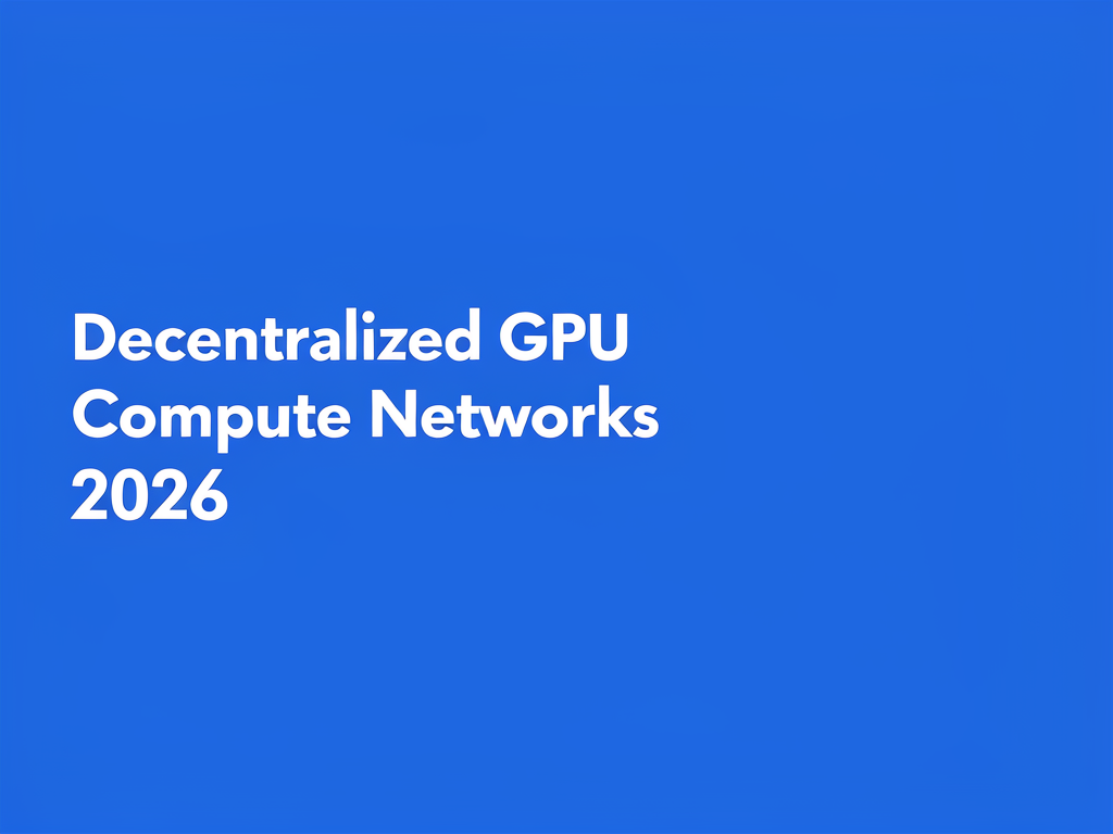 VsC97hc1e0Re0C7E1P6lC Decentralized GPU Compute Networks 2026