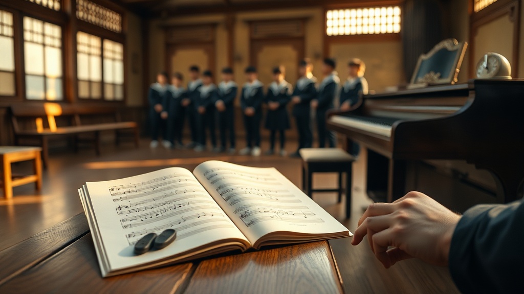 빈 소년 합창단 연습 사진