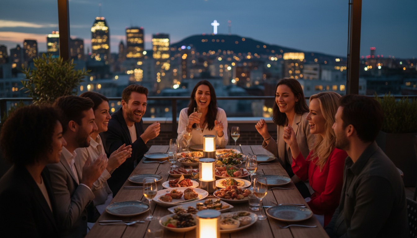 Small plates and tapas spread in Montreal