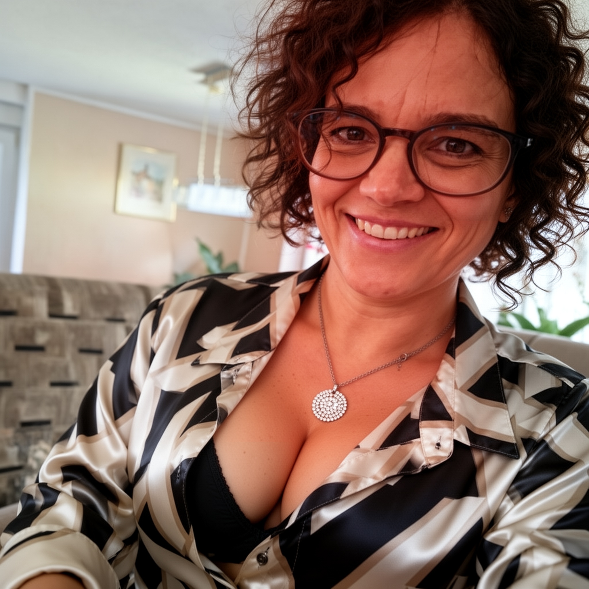 blouse-opened-cleavage-and-black-bra-visible-wx41vderjk