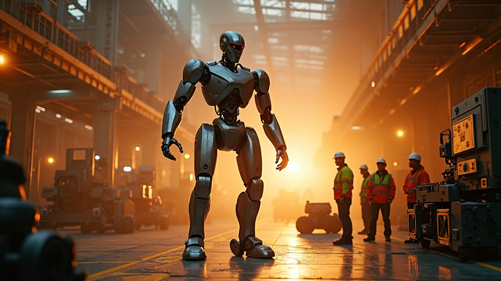 El humanoide Atlas realizando tareas de manipulación compleja en una fábrica piloto