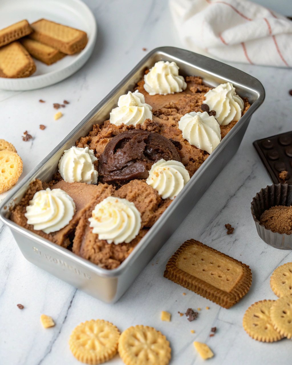 4-Ingredient Biscoff Icebox Cake Ingredients