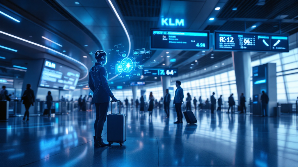 KLM service client IA - illustration