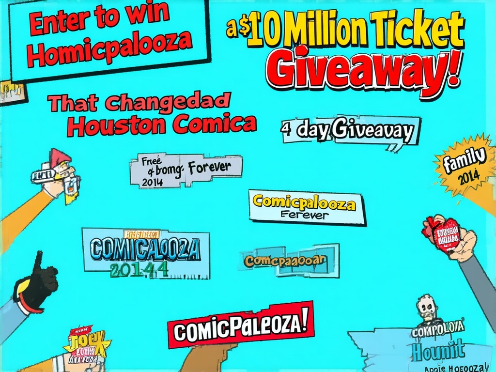 Comicpalooza family crowd in 2014