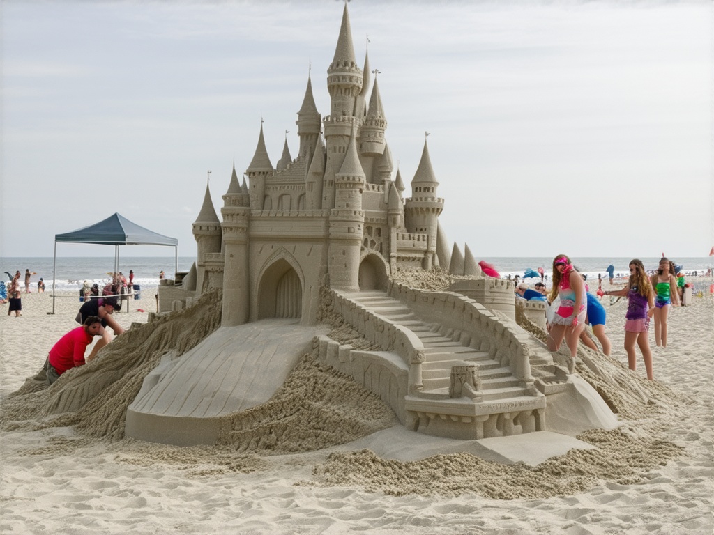 Rio 2 Sand Sculpture