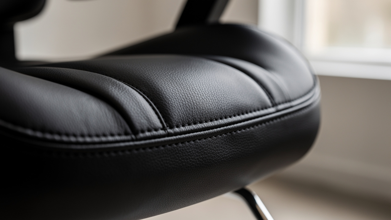 High-density foam padding with commercial vinyl upholstery