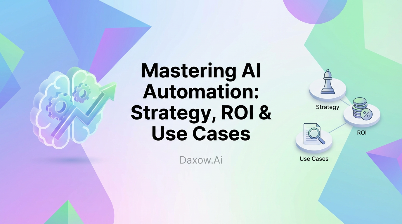 Mastering AI Automation: Strategy, ROI & Use Cases