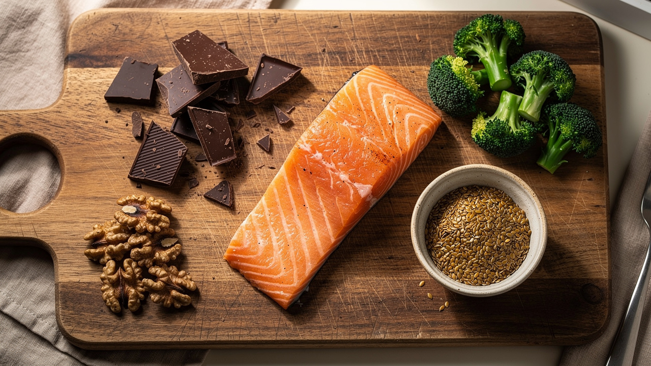 Nutrient-dense foods supporting anandamide production