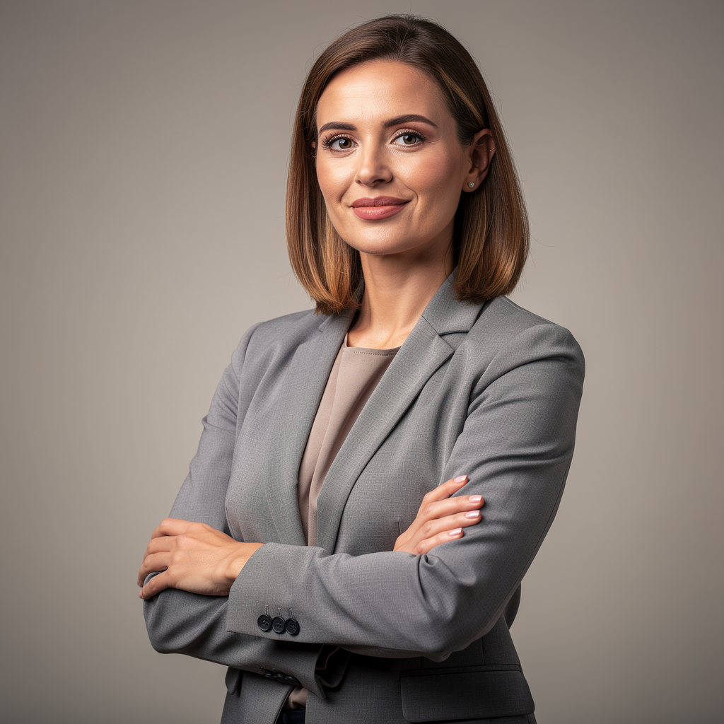 A polished AI headshot that reinforces personal branding with consistent style across LinkedIn and professional platforms.