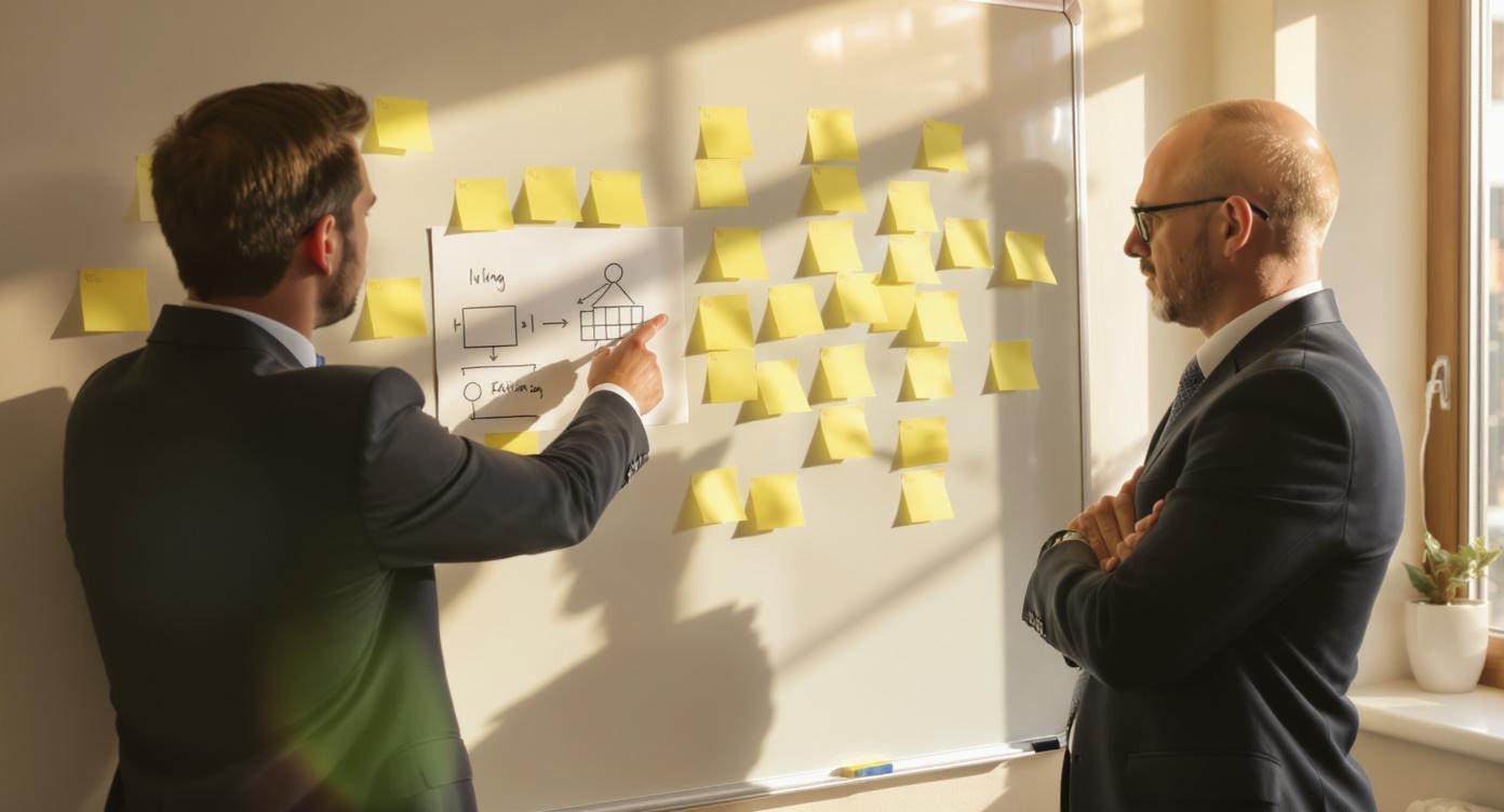 two-consultants-standing-at-a-whiteboard-covered-wxjj9efwcb