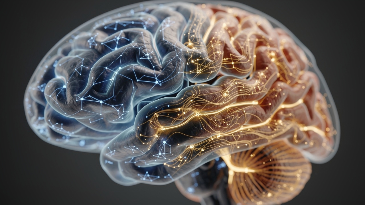 Brain neural pathways during sleep transition