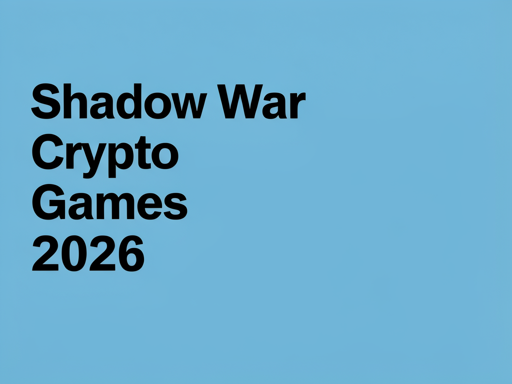 Shadow War Crypto Games 2026