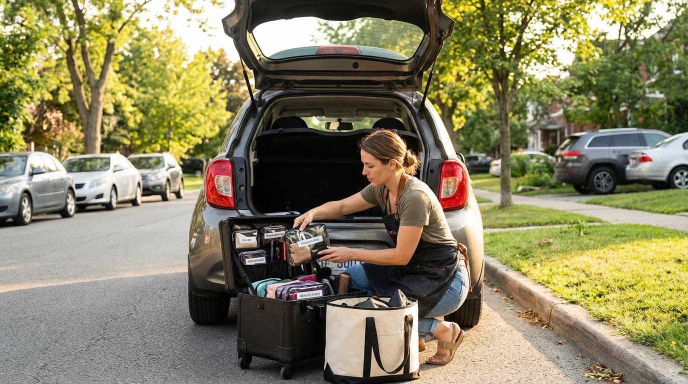 Coiffeuse à domicile : comment optimiser ses déplacements