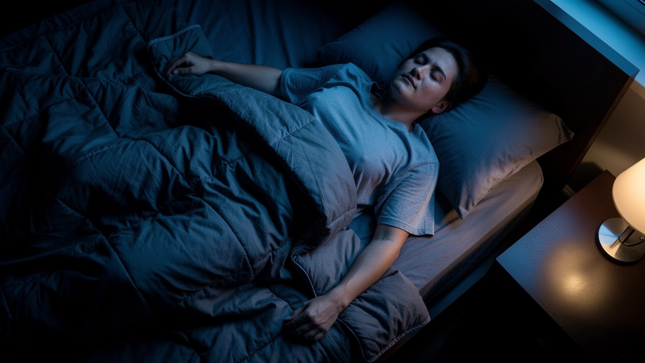 Person in deep restorative sleep during NREM stage three