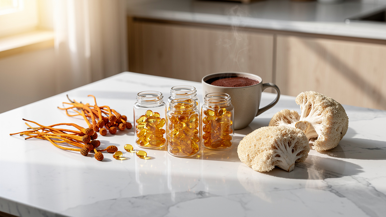 OEA supplements paired with functional mushrooms