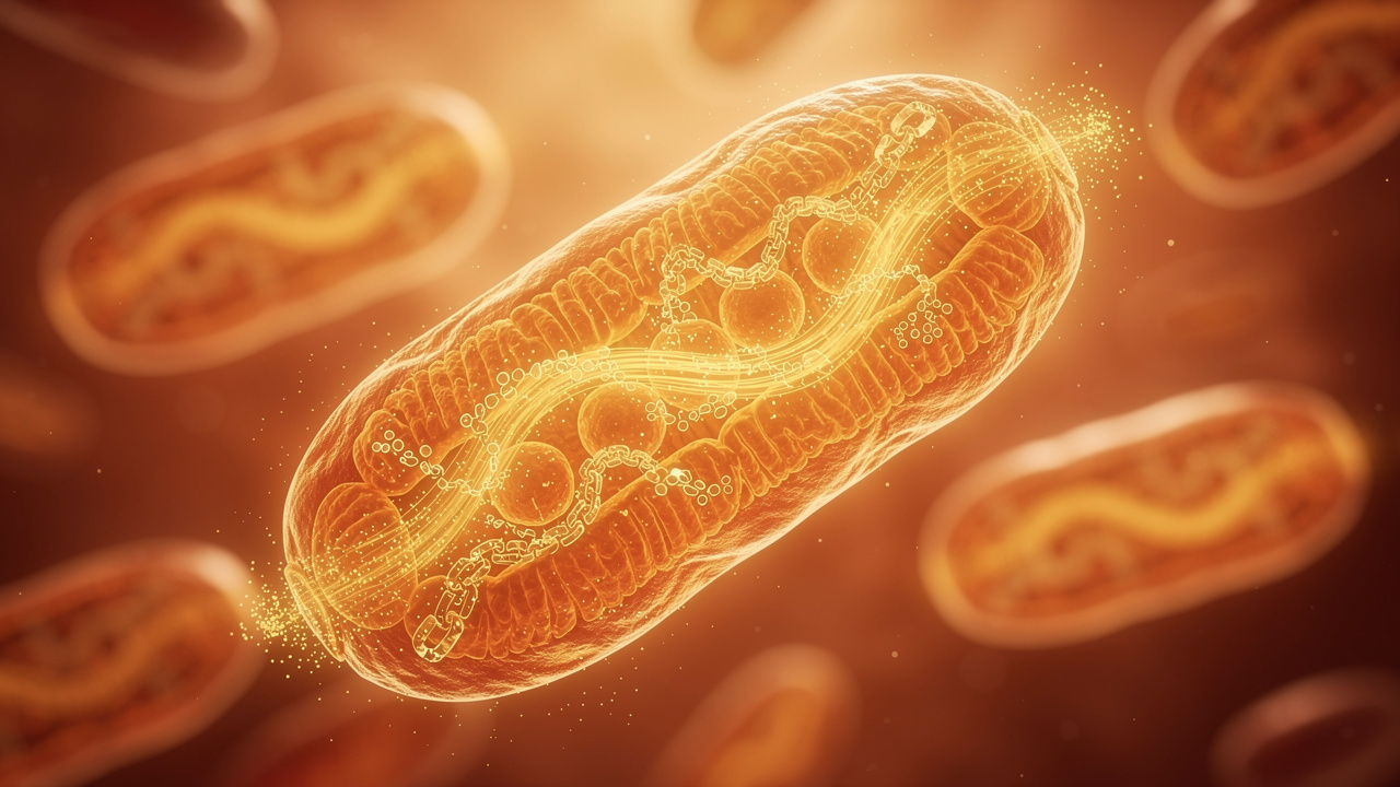Mitochondria actively burning fat through PPAR-alpha activation pathways
