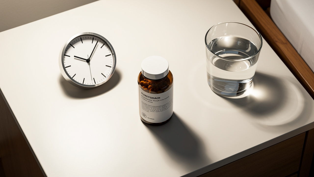 Evening supplement routine with quality 5-HTP product