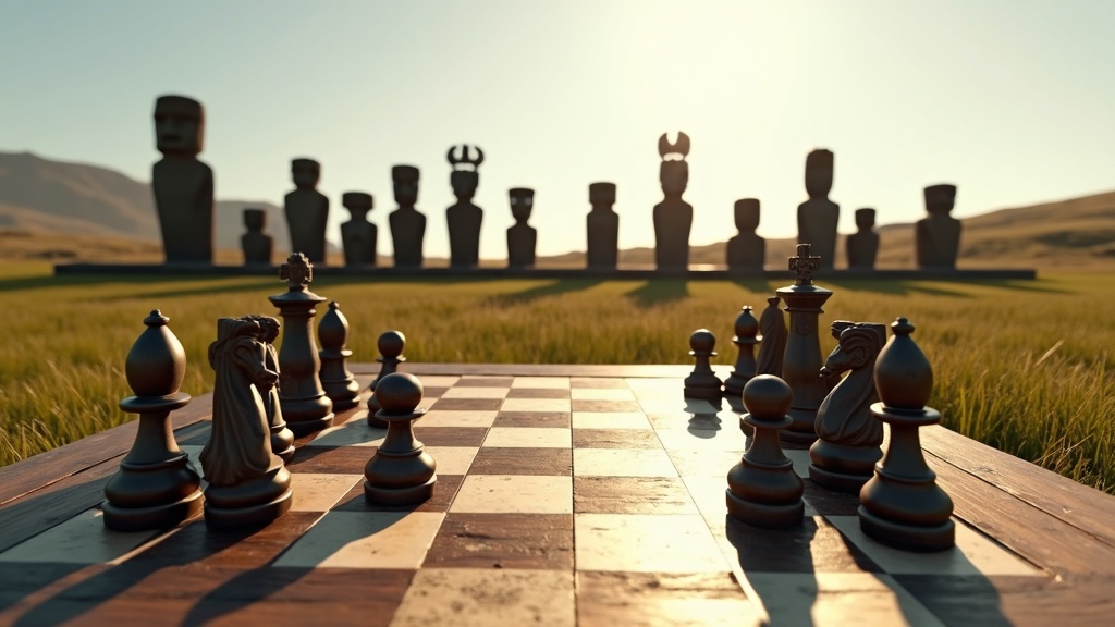 Ambientación Gótica en El ajedrez VR de Chess Ultra jugando contra la muerte