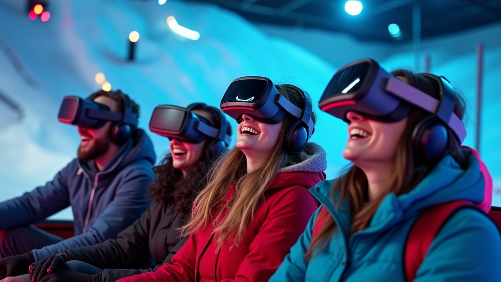 Reserva tu experiencia de esquí virtual en Virtua Barcelona