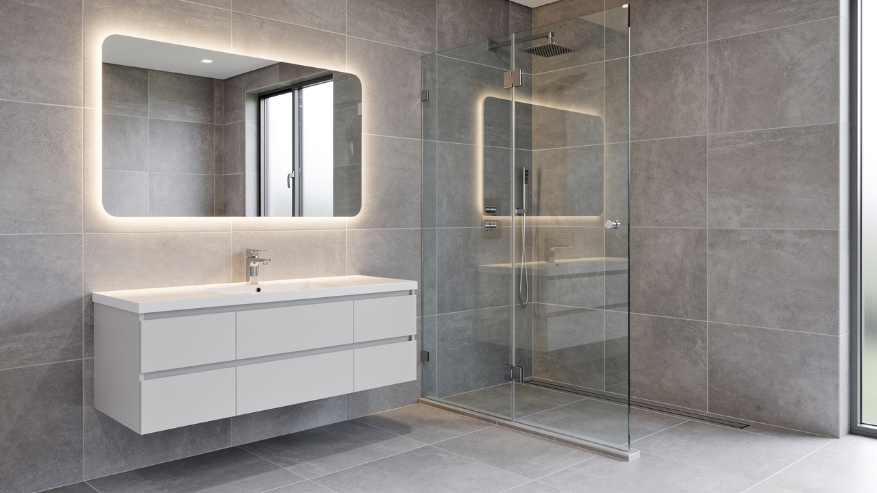 Luksusowa łazienka wykończona w standardzie premium pod klucz